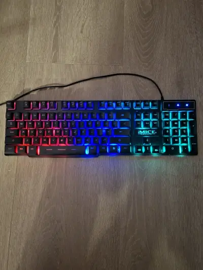 Teclado mecánico retroiluminado iMICE - miniatura 1