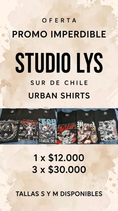 Poleras Urbanas Studio Lys Diseño Exclusivo - miniatura 2