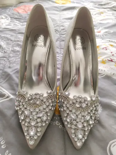 Zapatos de tacón abiertos negros Zibel talla 39 - miniatura 2