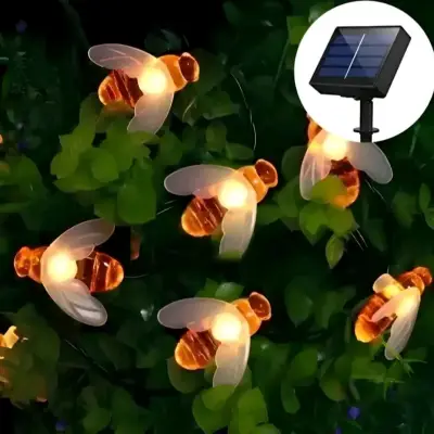 Luces solares decorativas de abejas para jardín - miniatura 2