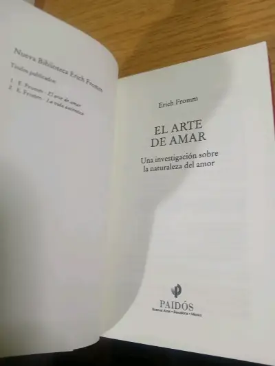 Libro 'El Arte de Amar' de Erich Fromm - miniatura 2