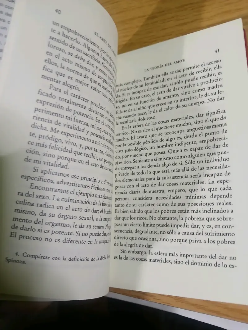 Libro 'El Arte de Amar' de Erich Fromm - 3