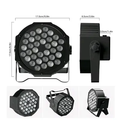 Luz LED Par RGB para Escenarios - miniatura 2