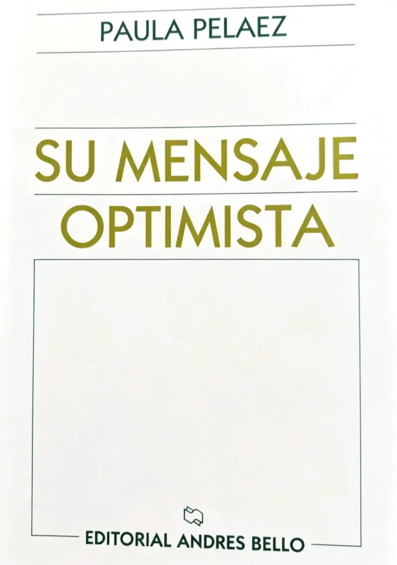 Libro 'Su Mensaje Optimista' de Paula Pelaez