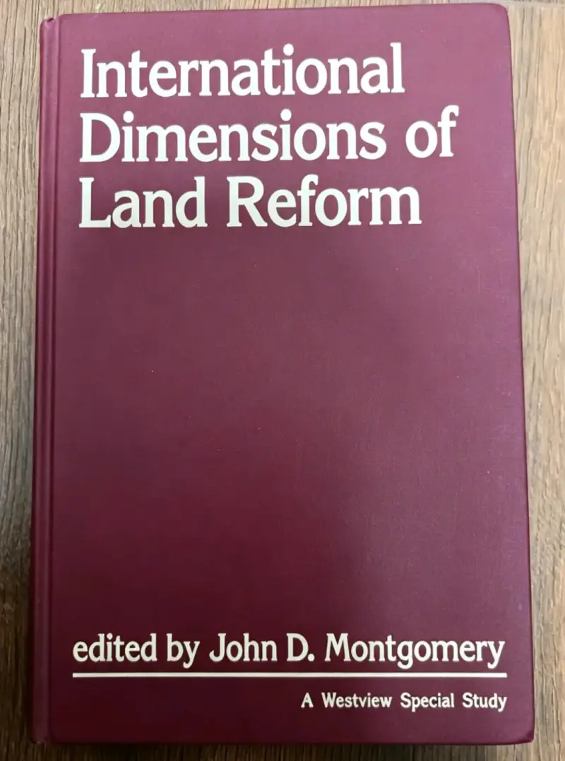 Libro International Dimensions of Land Reform