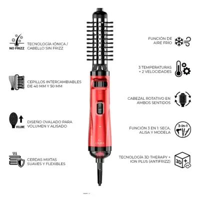 Cepillo modelador Gama Turbo Ion 2600 - miniatura 2