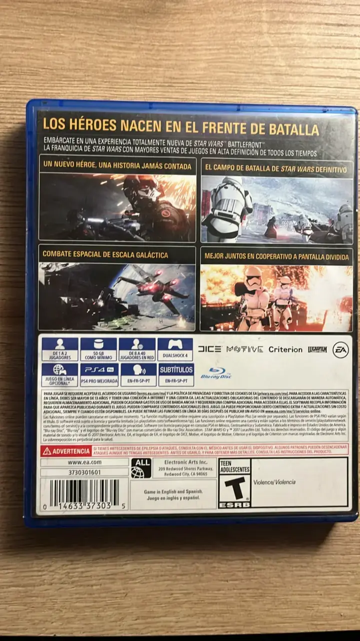 Juego PS4 Star Wars Battlefront II - 2