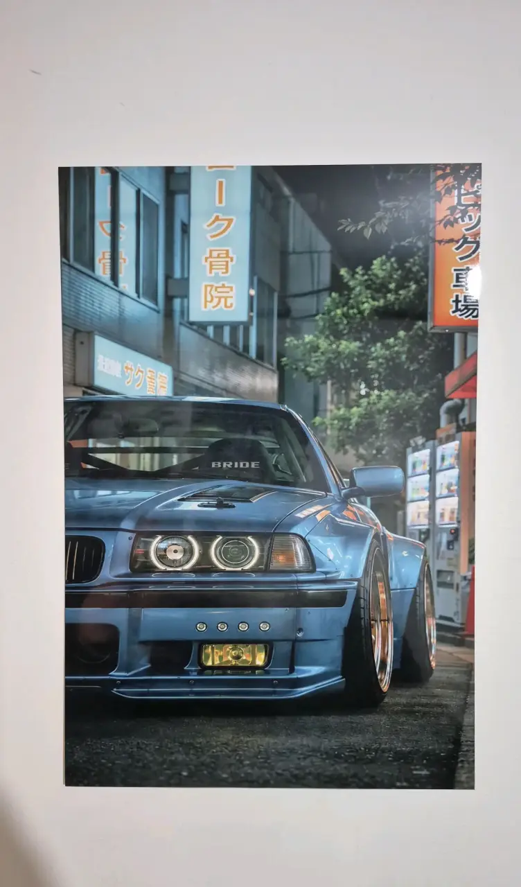 Poster decorativo de auto deportivo - 2