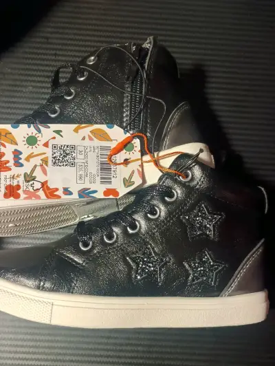 Zapatillas negras para niña Coogi con estrella N30 - miniatura 3