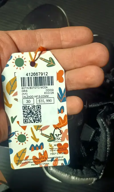 Zapatillas negras para niña Coogi con estrella N30 - miniatura 5