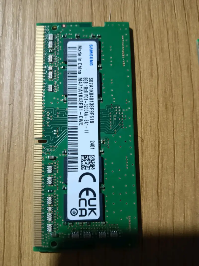 Memoria RAM Samsung 8GB DDR4 para Laptop - 2