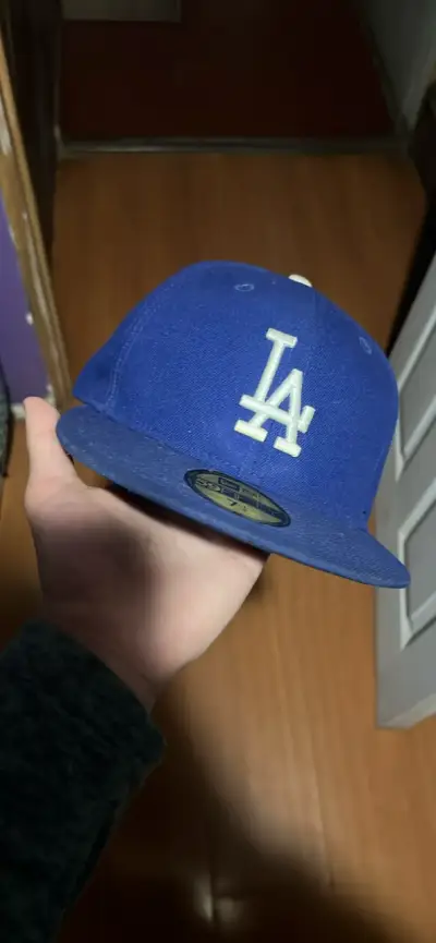 Gorra azul New Era 59FIFTY Los Angeles - miniatura 1