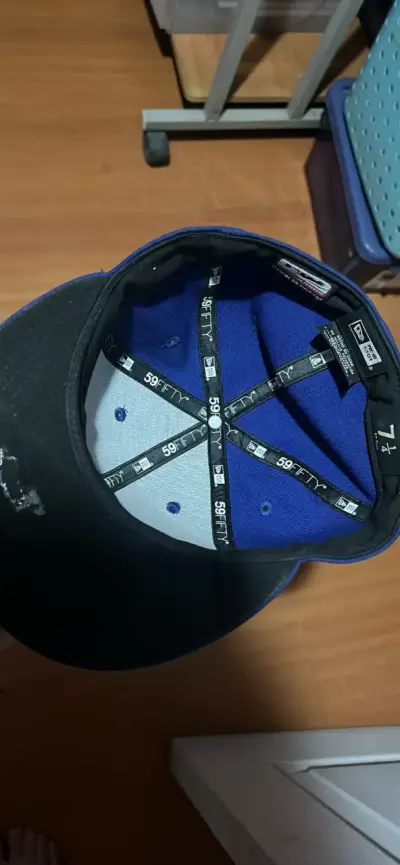 Gorra azul New Era 59FIFTY Los Angeles - miniatura 2