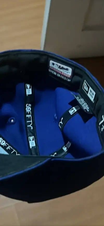 Gorra azul New Era 59FIFTY Los Angeles - miniatura 3