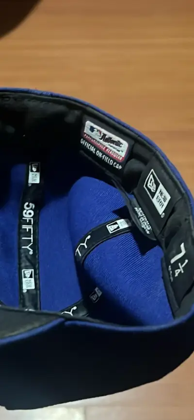 Gorra azul New Era 59FIFTY Los Angeles - miniatura 4