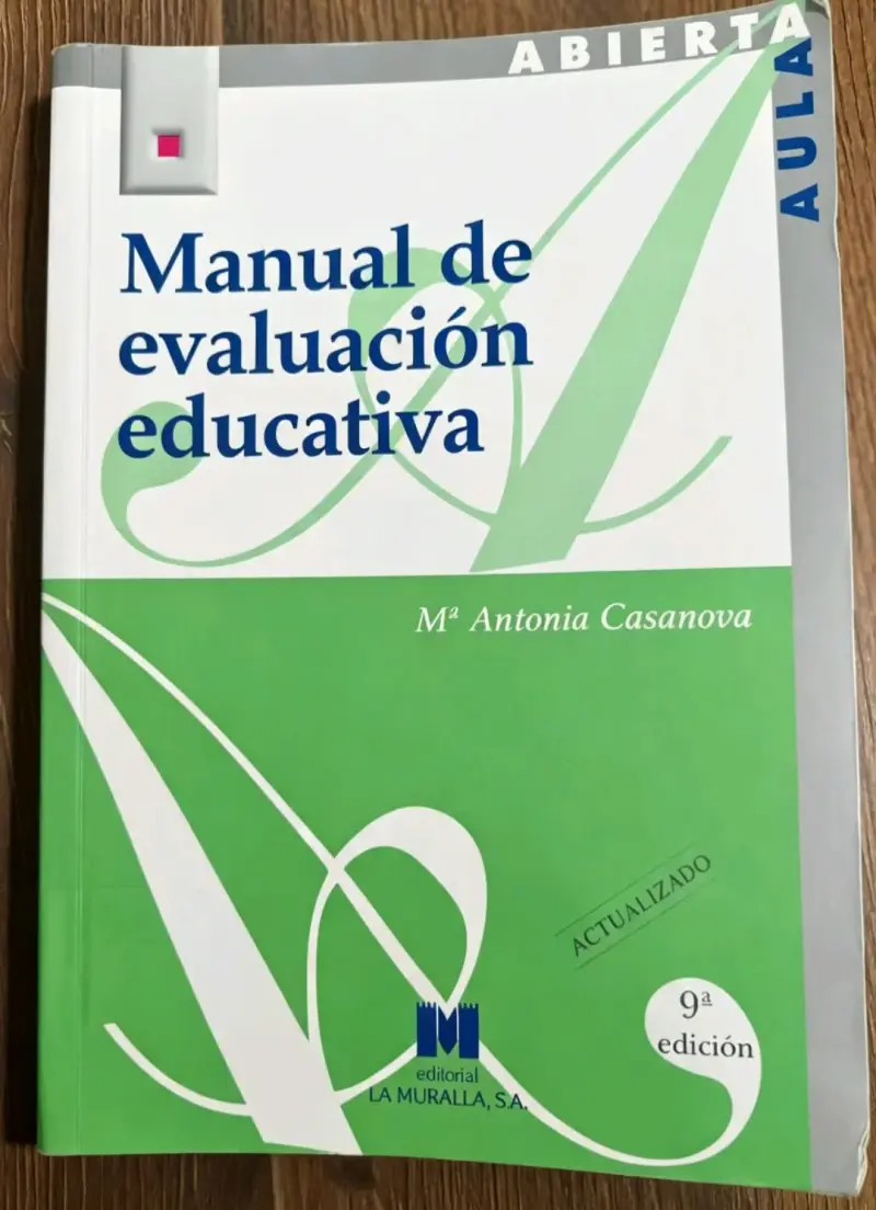 Manual de Evaluación Educativa 9ª Edición