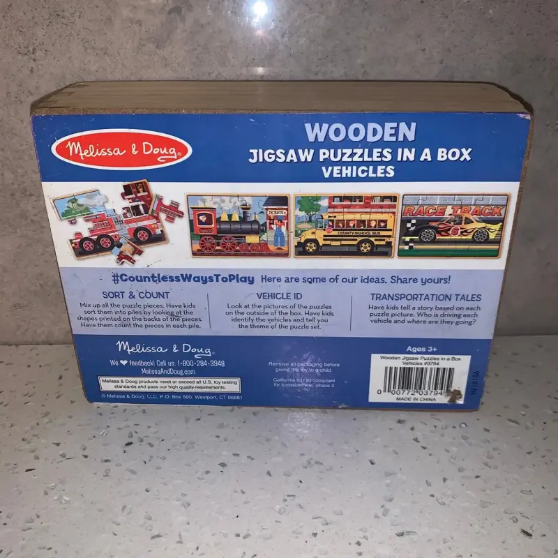 Rompecabezas de Madera Melissa & Doug Vehículos - 3