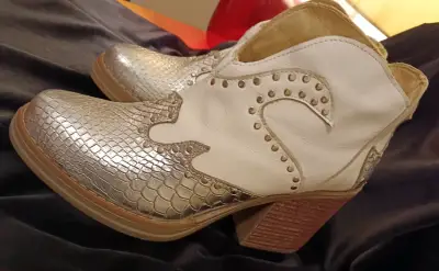 Botines vaqueros 100% cuero - miniatura 2