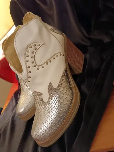 Botines vaqueros 100% cuero - miniatura 3