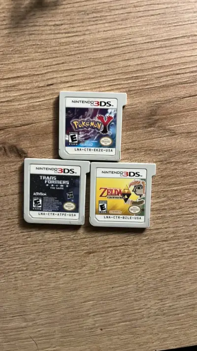 Juegos Nintendo 3DS Pokémon, Transformers y Zelda - miniatura 1