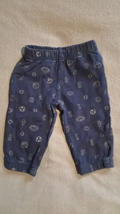 Pantalones de bebé con estampado deportivo - miniatura 2