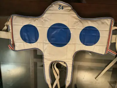 Chaleco protector de taekwondo reversible - miniatura 1
