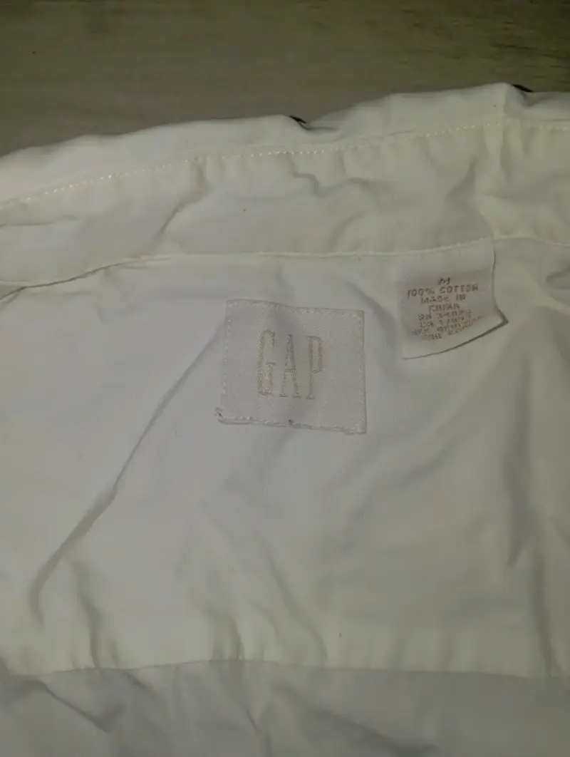 Camisa Blanca Manga Larga GAP para Hombre - 2