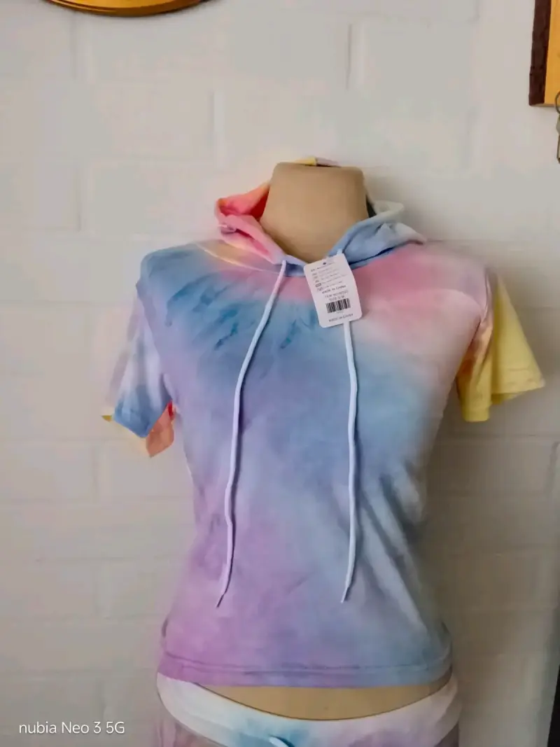 Conjunto deportivo tie-dye para mujer - 1
