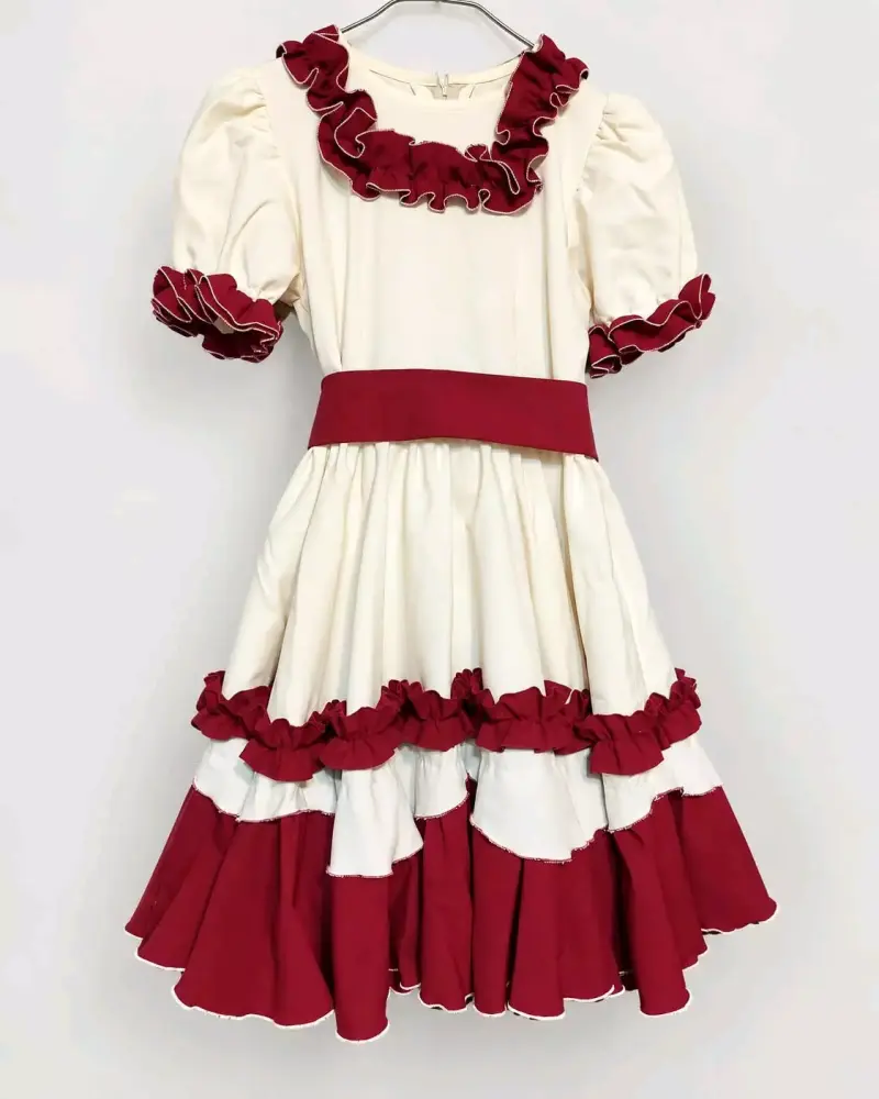 Vestido Cueca doble ruedo - 2