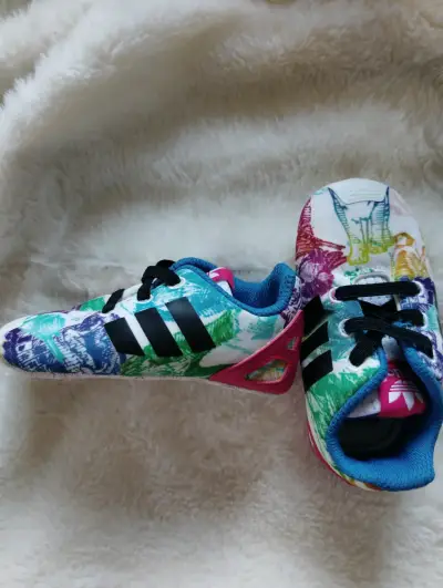 Zapatillas Adidas ZX Flux para niños, coloridas - miniatura 2