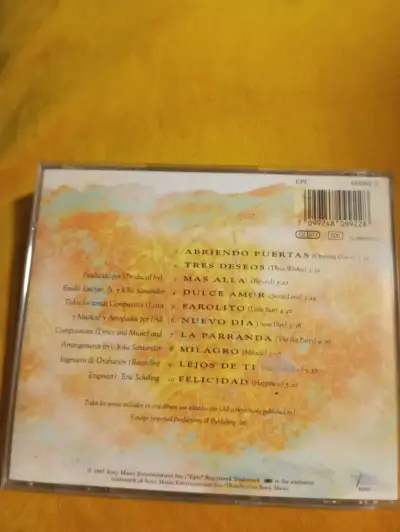 CD Gloria Estefan – Abriendo Puertas (1995) Edició - miniatura 2