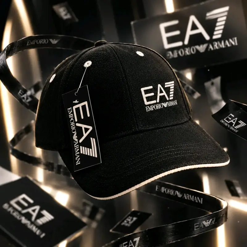 Gorra negra Boss con logo estampado - 3