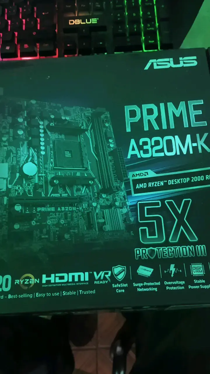 Prime A320M-K + ryzen 5 + disipador