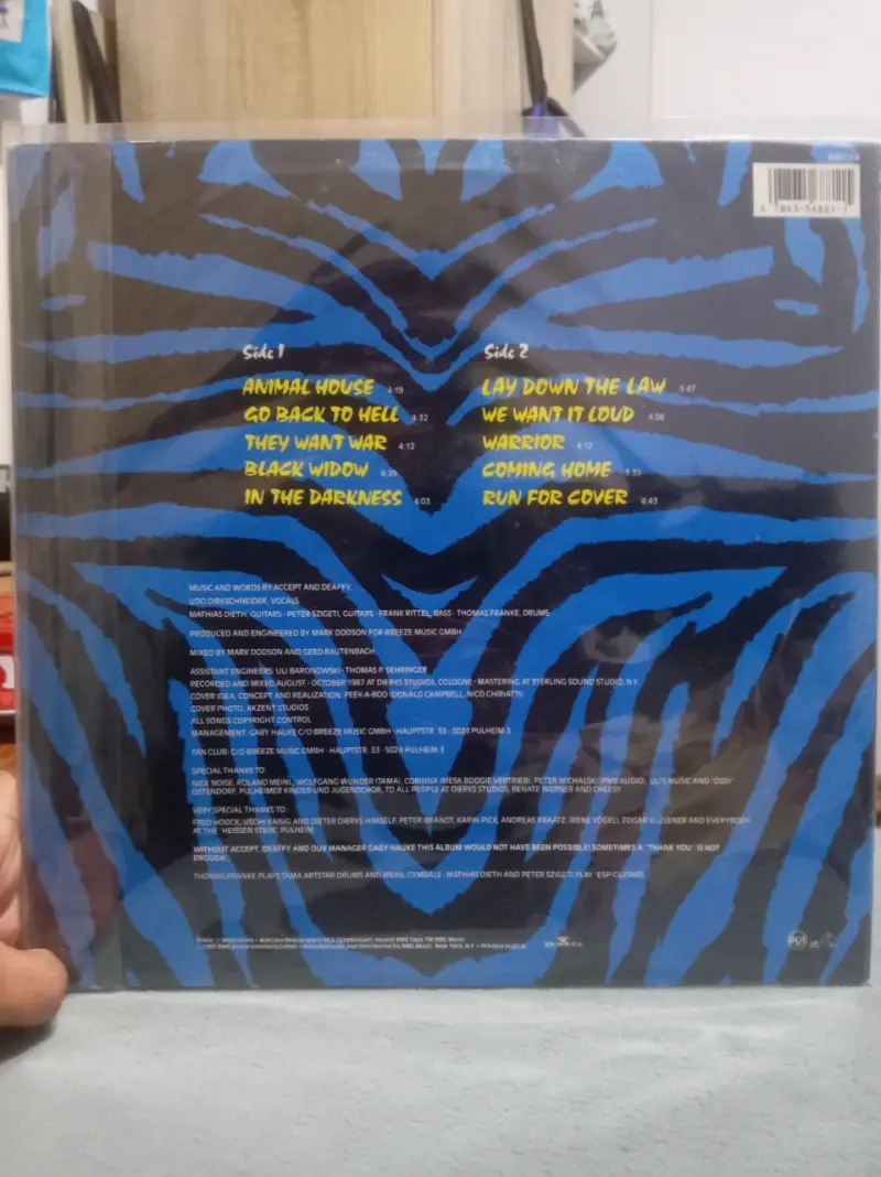 Vinilo UDO Animal House Edición RCA - 2