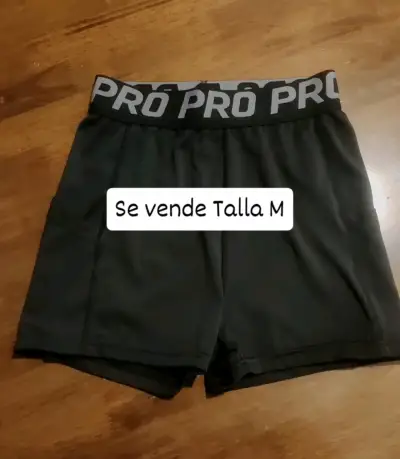 Shorts deportivos negros talla M - miniatura 1