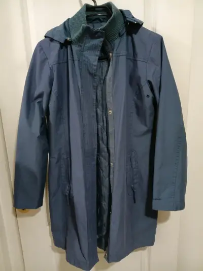 Chaqueta azul con capucha para mujer,  talla "S" - miniatura 1