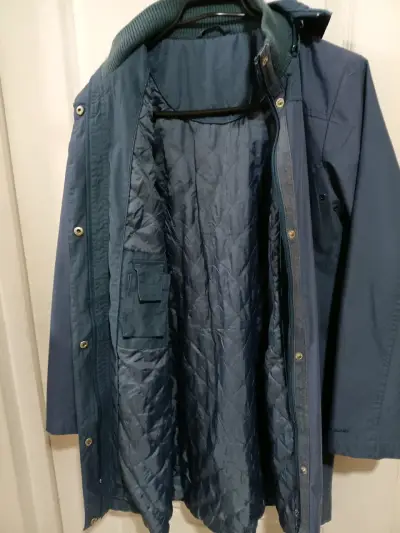 Chaqueta azul con capucha para mujer,  talla "S" - miniatura 2