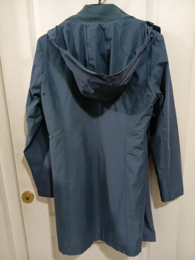 Chaqueta azul con capucha para mujer, talla "S" - 3