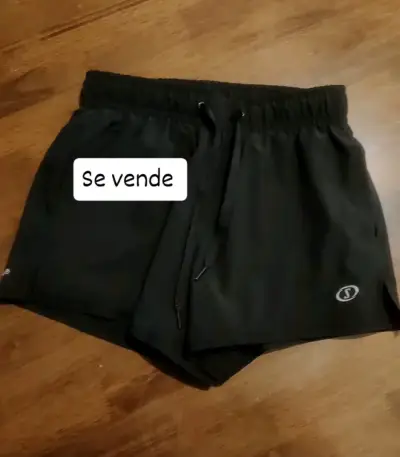 Shorts deportivos negros para mujer - miniatura 2