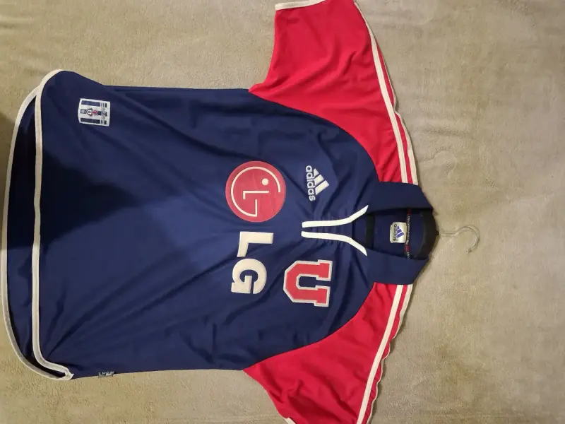 Camiseta Adidas Universidad de Chile Azul y Roja Talla L - 1