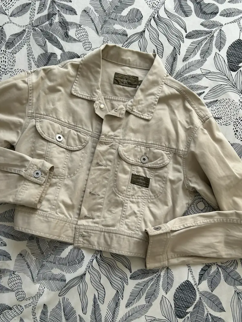 Chaqueta de mezclilla beige Calvin Klein - 1