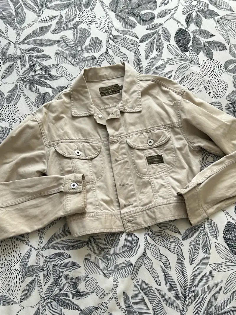 Chaqueta de mezclilla beige Calvin Klein - 2