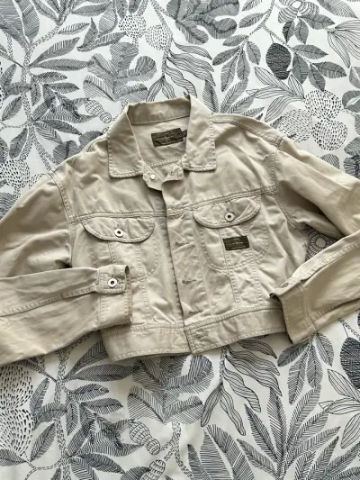 Chaqueta de mezclilla beige Calvin Klein - miniatura 2
