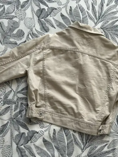 Chaqueta de mezclilla beige Calvin Klein - miniatura 3