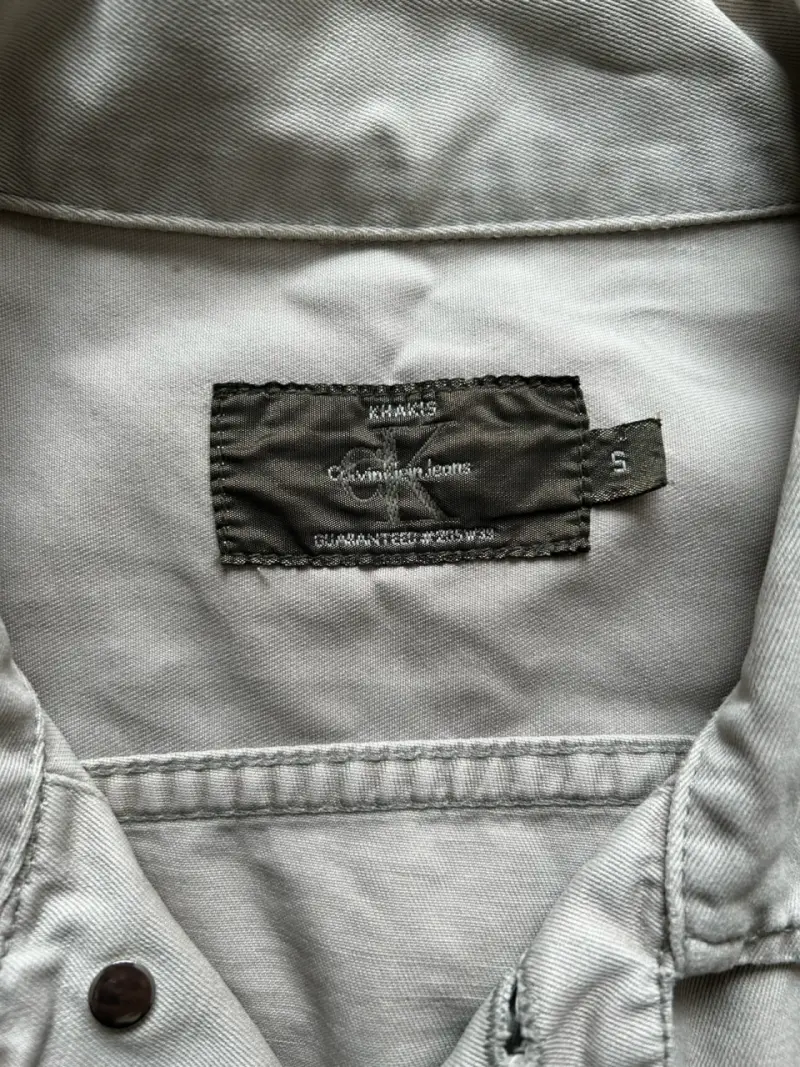 Chaqueta de mezclilla beige Calvin Klein - 4