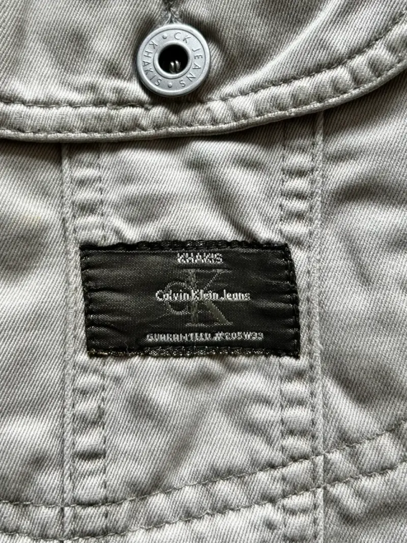 Chaqueta de mezclilla beige Calvin Klein - 5