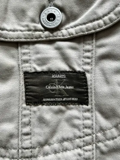 Chaqueta de mezclilla beige Calvin Klein - miniatura 5