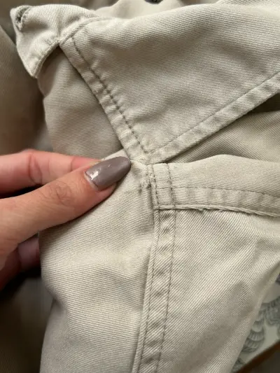 Chaqueta de mezclilla beige Calvin Klein - miniatura 6