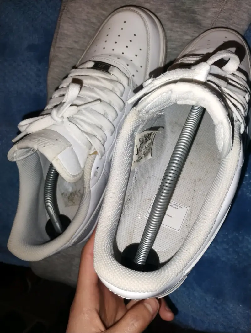 Zapatillas deportivas blancas de cuero para hombre - 3