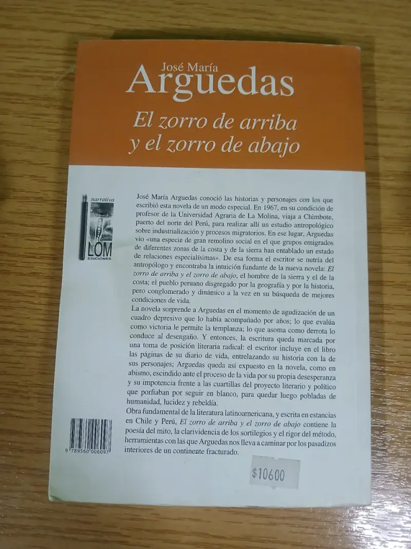 Libro 'El zorro de arriba y el zorro de abajo' de José María Arguedas - 6